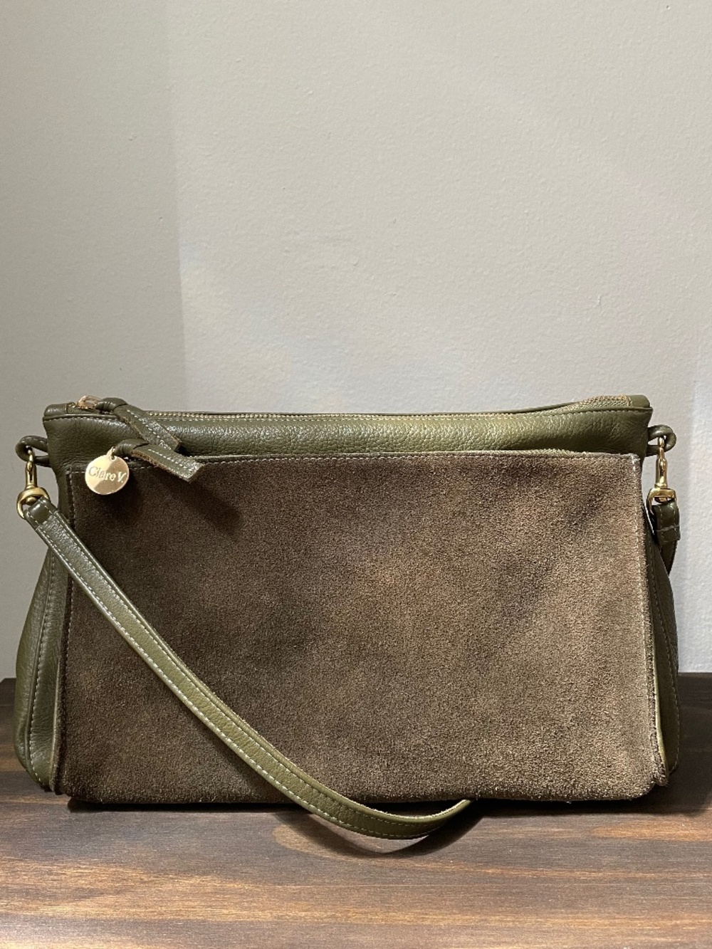 Clare V. Army Gosee Bag